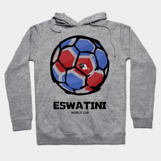 Eswatini Football Country Flag Hoodie